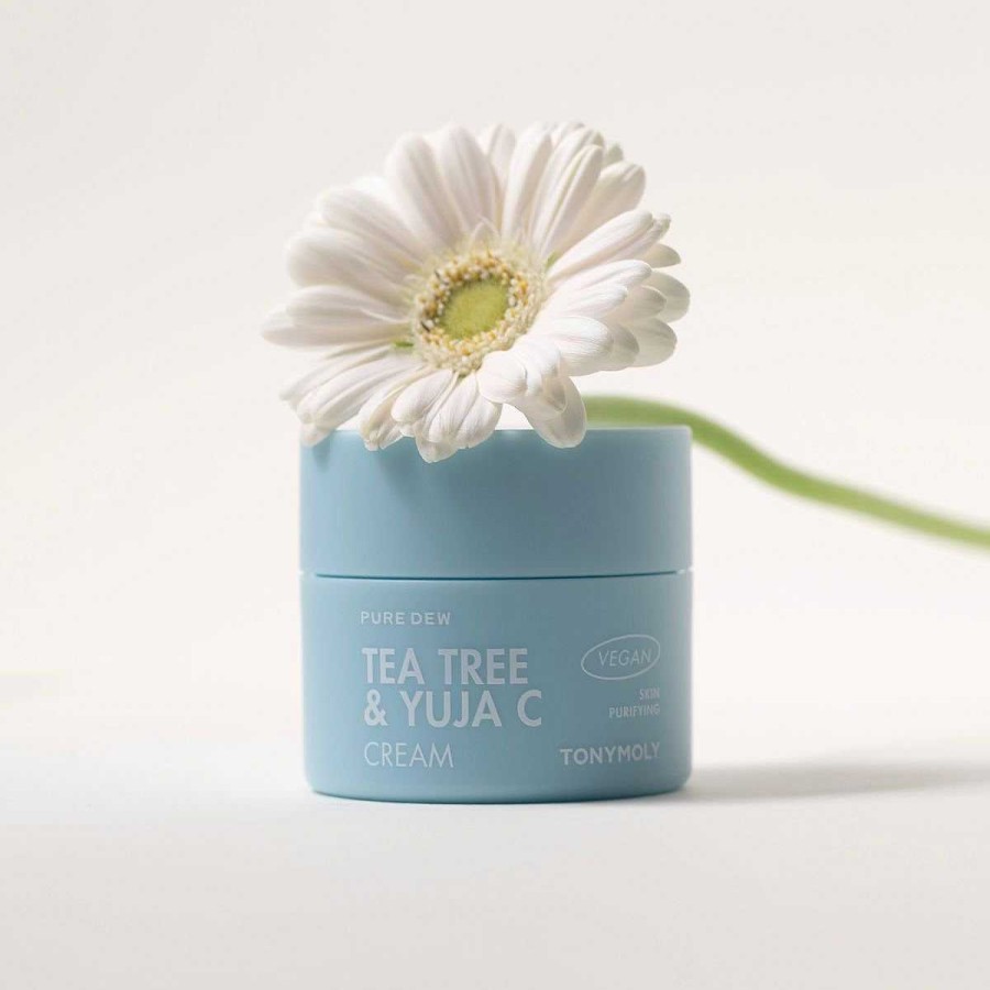 Tonymoly Luminosidad | Crema Facial Tonymoly Pure Dew Teatree Yuja C Purifying Cream 50Ml