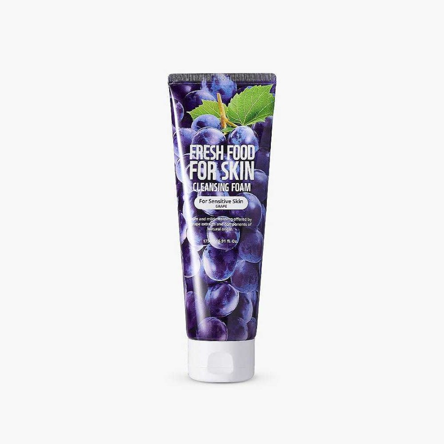 Farm Skin Espumas Limpiadoras | Limpiador Facial Farm Skin Freshfood For Skin Cleansing Foam(Grape) 175Ml