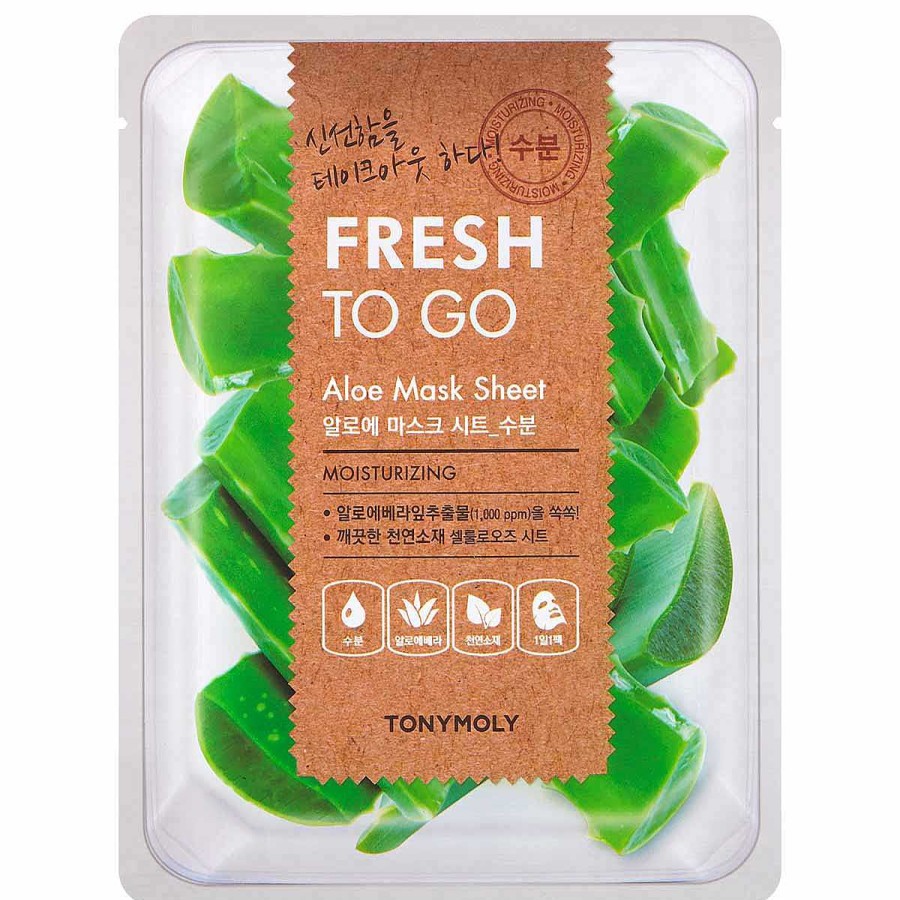 Tonymoly Piel Seca | Mascrilla Facial Tonymoly Fresh To Go Aloe Mask Sheet 25G