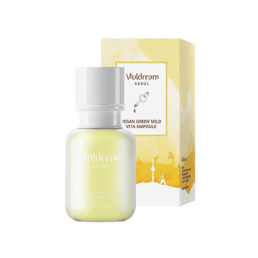 Muldream S Rum | Serum Muldream Vegan Green Mild Vita Ampoule 55Ml