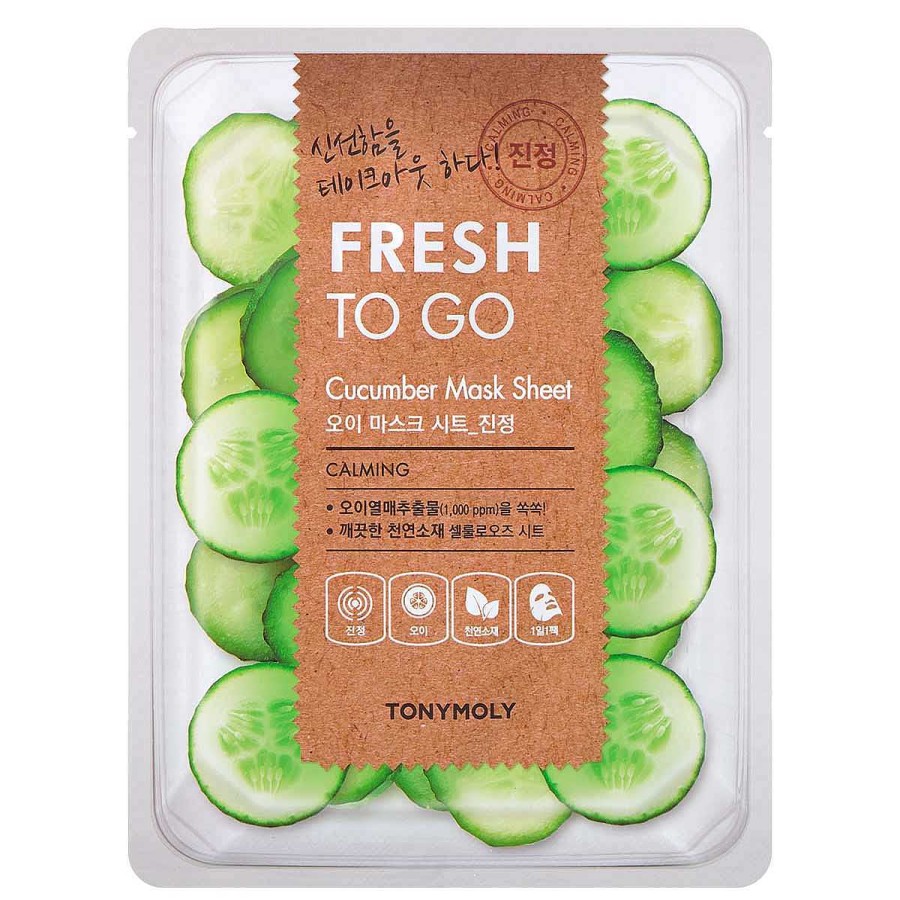 Tonymoly Mascarilla Facial | Mascrilla Facial Tonymoly Fresh To Go Cucumber Mask Sheet