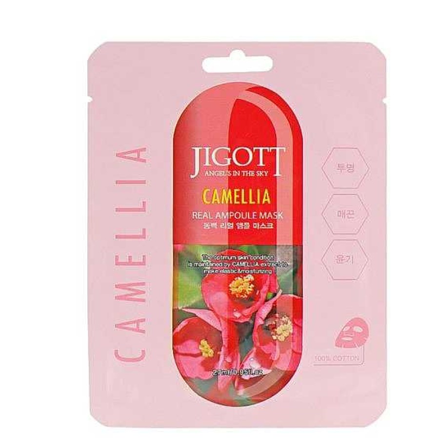 Jigott Mascarilla Facial | Jigott Real Ampoule Mask Set (10 Mascarillas)