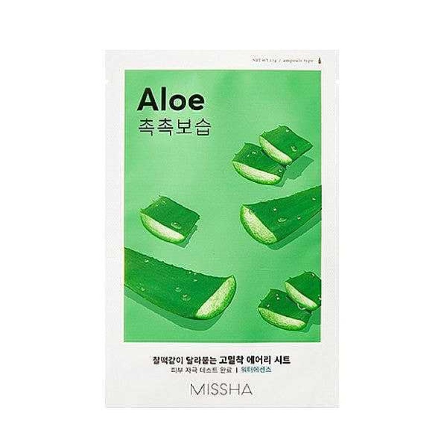 Missha Mascarilla Facial | Mascarilla Facial Missha - Airy Fit Sheet Mask Aloe