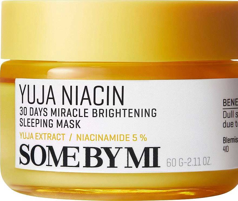 Some by Mi Mascarilla Facial | Mascarilla Facial Some By Mi Yuja Niacin 30 Days Miracle Brightening Sleeping Mask 60G