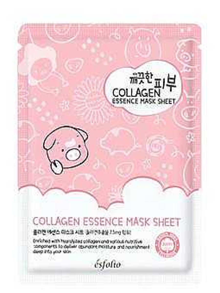 Esfolio Mascarilla Facial | Mascarilla Facial Esfolio Pure Skin Essence Mask Sheet Collagen