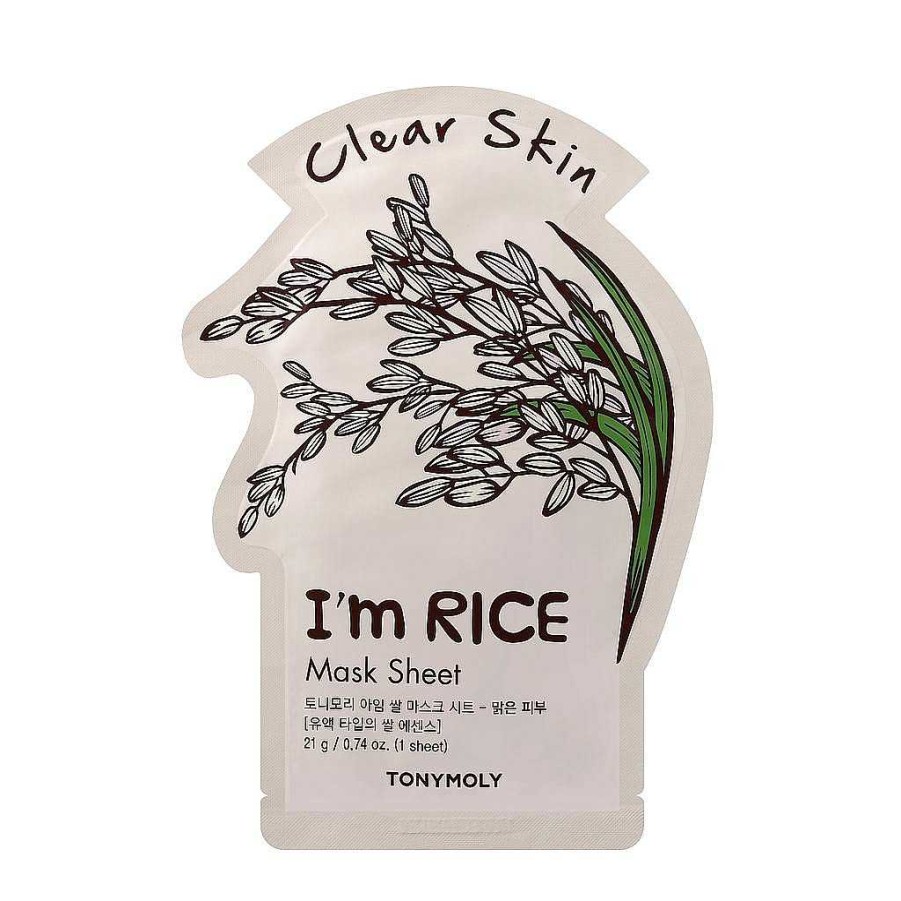 Tonymoly Mascarilla Facial | Mascarilla Facial Tonymoly I'M Rice Mask Sheet - Brightening