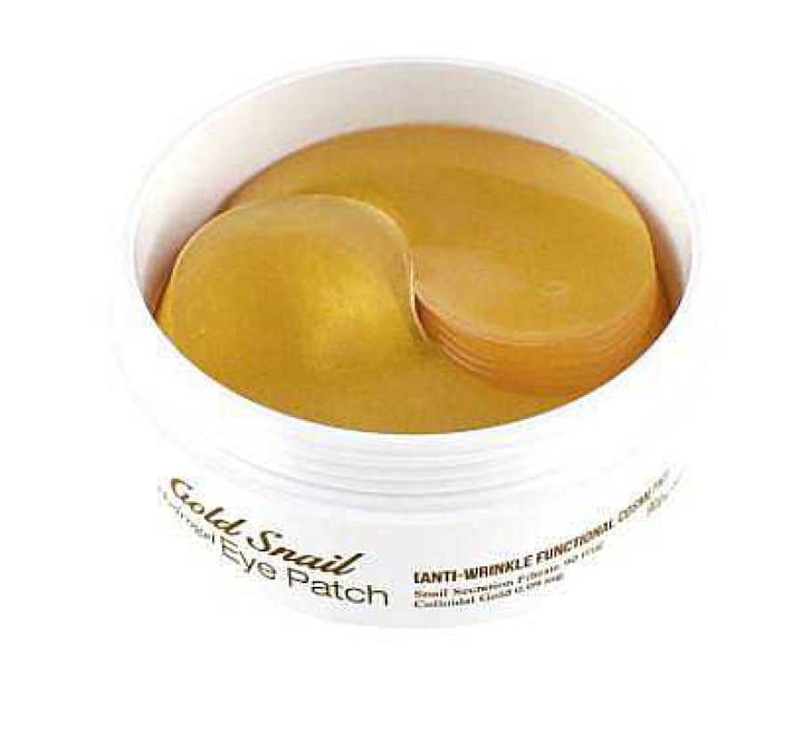 Esfolio Parches | Parches Para El Contorno De Ojos Esfolio Gold Snail Hydrogel Eye Patch