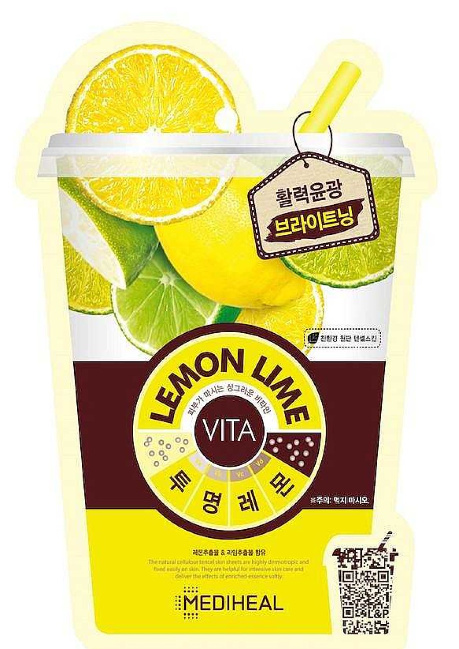 Mediheal Mascarilla Facial | Mascarilla Facial Mediheal Lemonlime Vita Mask