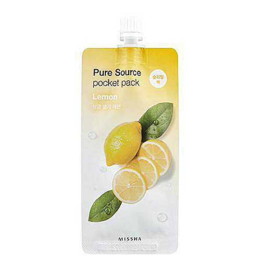 Missha Mascarilla Facial | Pure Source Pocket Pack Lemon