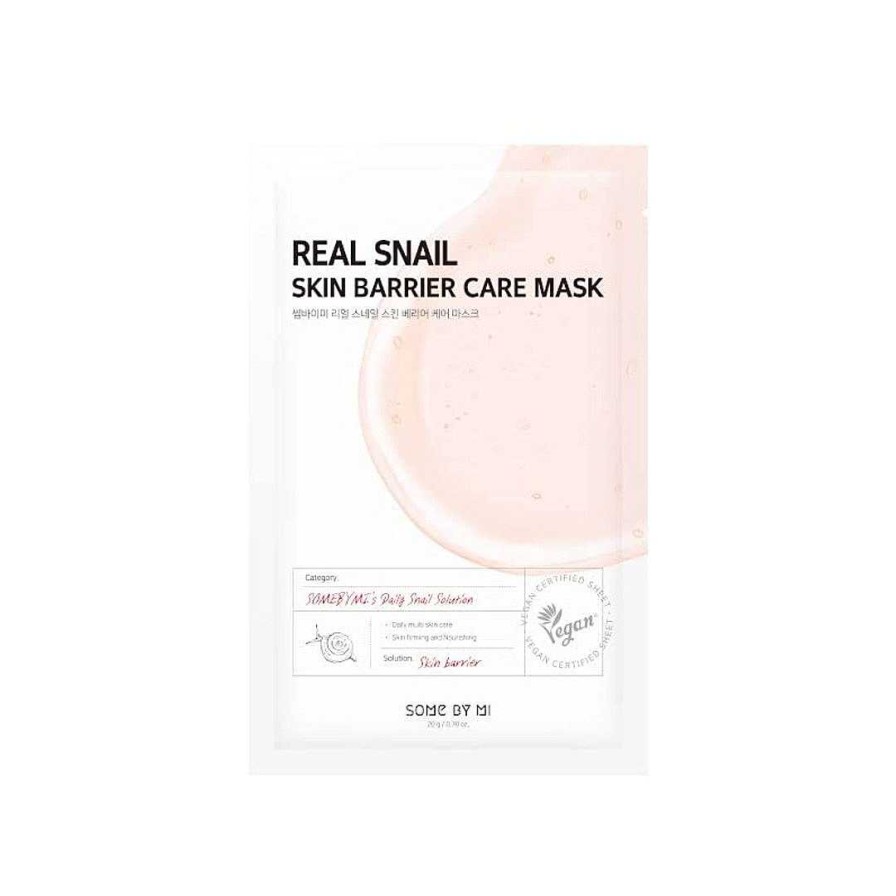 Some by Mi Mascarilla Facial | Mascarillas Some By Mi Real Snail Skin Barrier Care Mask 20G