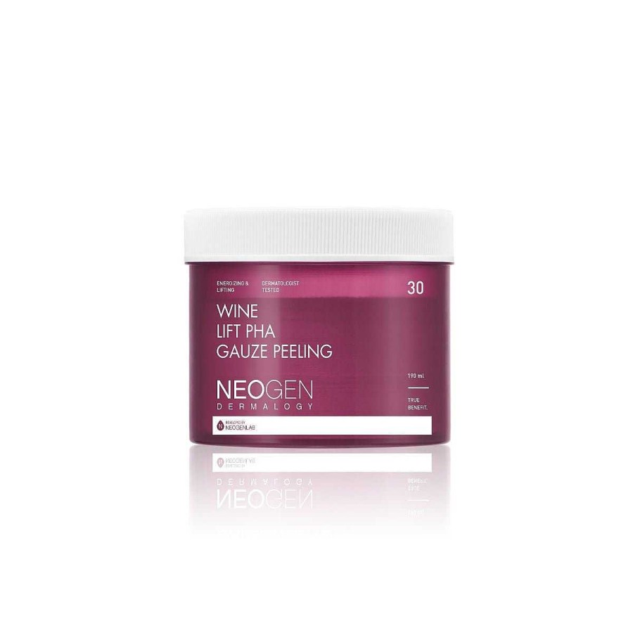 Neogen Exfoliante Facial | Discos Exfoliantes Neogen Dermalogy Wine Lift Pha Gauze Peeling 190Ml