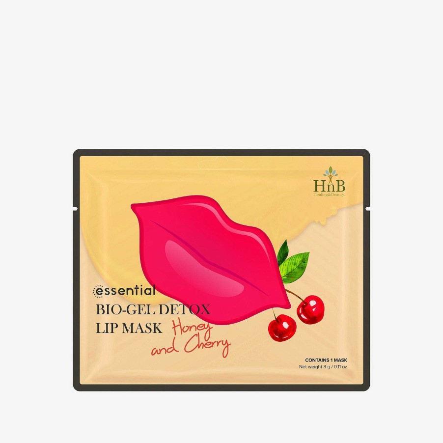 HNB Parches | Parche De Labios Hnb Bio-Gel Detox Lip Mask (Honey & Cherry) 3G